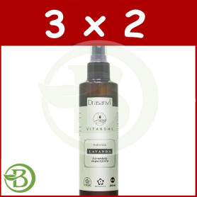 Pack 3x2 Hidrolato De Lavanda Bio Vitaroms 200Ml Drasanvi