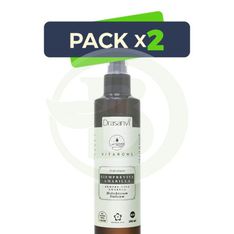 Pack 2x Hidrolato De Siempreviva Amarilla Bio Vitaroms 200Ml Drasanvi