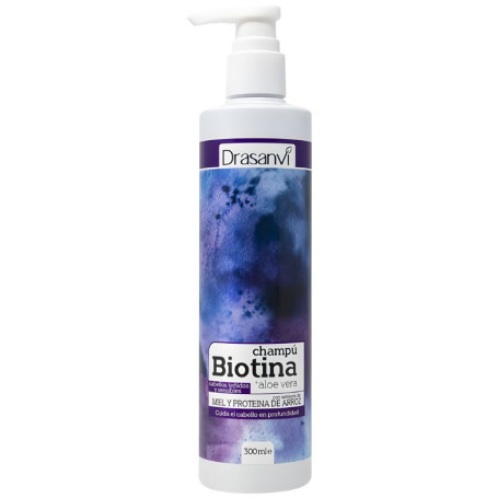 Shampoo de Biotina e Aloe Vera para Cabelos Coloridos 300ml Drasanvi