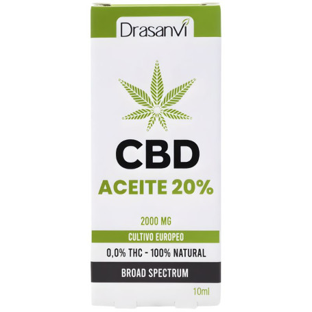 Óleo de CBD de amplo espectro 20% 10ml Drasanvi