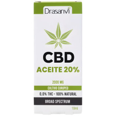 Óleo de CBD de amplo espectro 20% 10ml Drasanvi