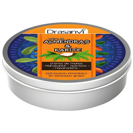 Creme para as mãos Drasanvi com óleo de amêndoas doces e manteiga de karité 75ml