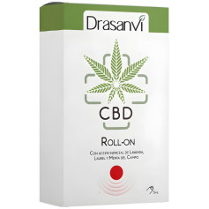Roll-on de CBD vermelho para alívio da tensão na cabeça, 5ml, Drasanvi