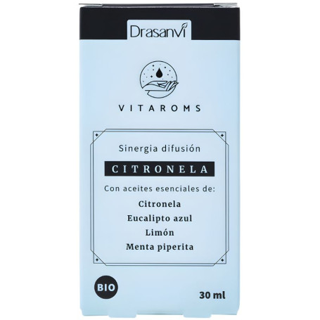 Synergy Diffusion Bio Citronela 30ml Vitaroms Drasanvi
