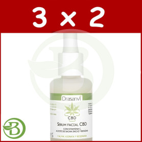 Pack 3x2 Sérum Facial Cbd 30Ml Drasanvi