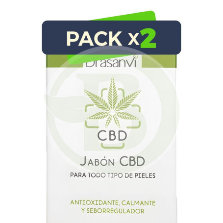 Pack 2x Jabón De Cbd 100G Drasanvi