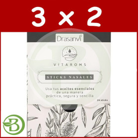Pack 3x2 Stick Nasal 24 Unidades Vitaroms Drasanvi