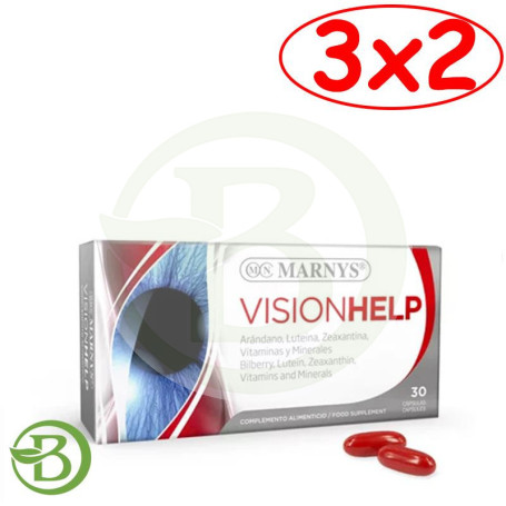Pack 3x2 Visionhelp 30 Perlas Marnys