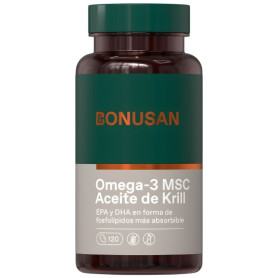 Omega-3 Msc Óleo De Krill 120 Pérolas Bonusan