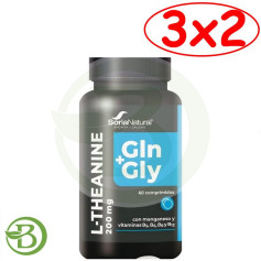 Pack 3x2 L-Teanina Complex 60 Comprimidos Soria Natural