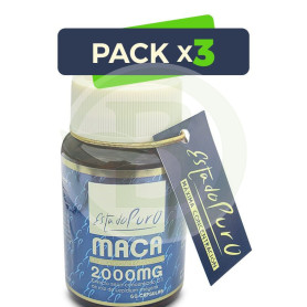 Pack 3x Maca 200Mg. 60 Cápsulas Estado Puro