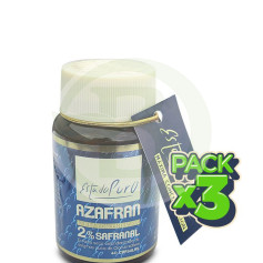 Pack 3x Açafrão 2% Safranal 40 Cápsulas Estado Puro