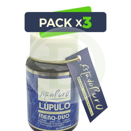 Pack 3x Lúpulo 30 Cápsulas Estado Puro