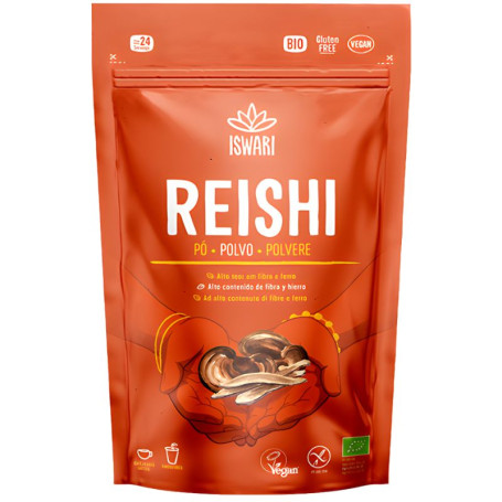 Cogumelos Reishi em Pó Bio 100G Iswari