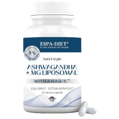 Ashwagandha + Mg Liposomal 60 Cápsulas Espadiet