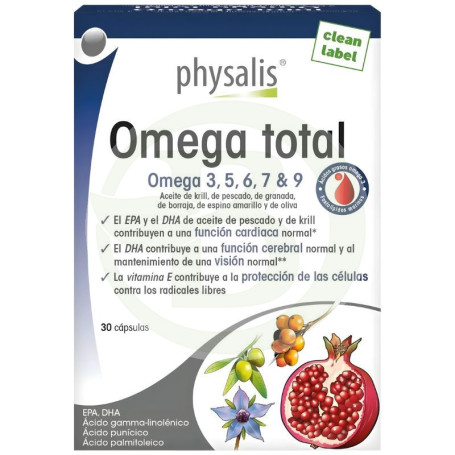 Omega Total 30 Capsules Physalis