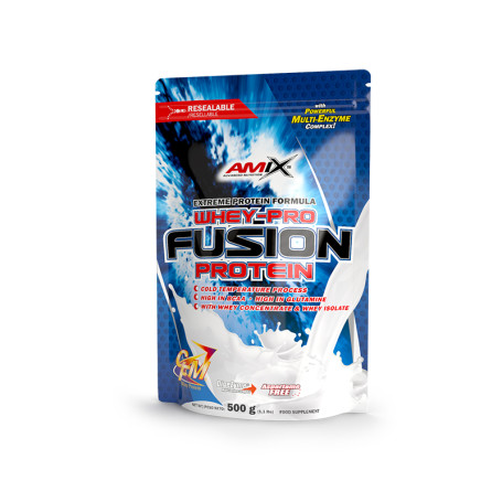 Whey-Pro Fusion Saco 500 Gr Moca-Chocolate-Café Amix