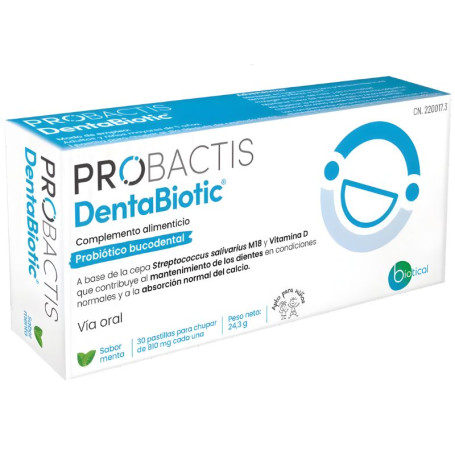 Probactis Dentabiotic 30 Pastilhas Biotical Health