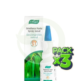 Pack 3x Sinuforce Forte Spray Nasal 20Ml A.Vogel (Bioforce)