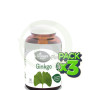 Pack 3x Ginkgo Biloba 90 Cápsulas El Granero