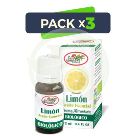 Pack 3x Aceite Esencial de Limón Bio 12Ml. El Granero