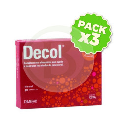 Pack 3x Decol 30 Cápsulas Dimefar