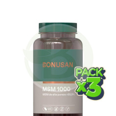 Pack 3x MSM 1.000Mg. 120 Tabletas Bonusan