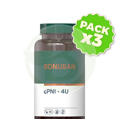 Pack 3x Cpni - 4U 90 Cápsulas Bonusan