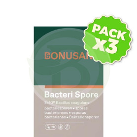 Pack 3x Bacteri Spore 28 Cápsulas Bonusan