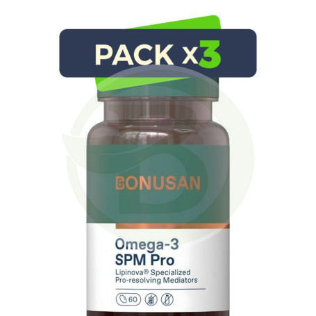 Pack 3x Omega-3 Spm Pro 60 Perlas Bonusan
