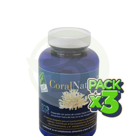 Pack 3x Coralnatural 90 Cápsulas 100% Natural