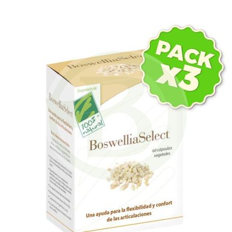Pack 3x Boswelliaselect 60 Cápsulas 100% Natural