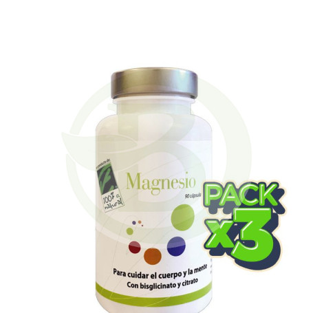 Pack 3x Fitomagnesio 90 Cápsulas 100% Natural