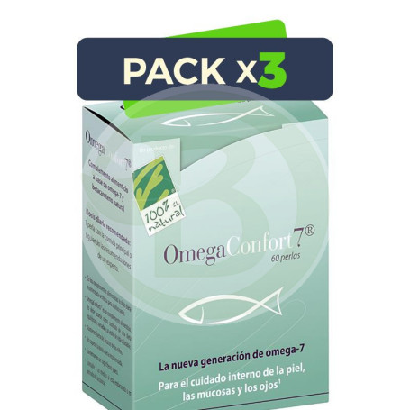 Pack 3x Omegaconfort 7 60 Perlas 100% Natural