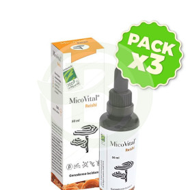 Pack 3x Micovital Reishi 50 Ml 100% Natural