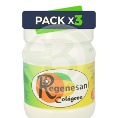 Pack 3x Regenesan Colagénio 500Gr. (Sabor Laranja)