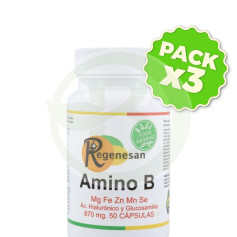 Pack 3x Cápsulas de Regenesan Amino B 50