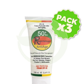 Pack 3x Regenesan Antiage 100Ml. Factor 50