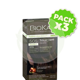 Pack 3x Rapid Delicato 5.00 Castaño Claro Natural 135 Ml Biokap