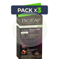 Pack 3x Rapid Delicato 6.66 Rojo Rubi 135Ml Biokap
