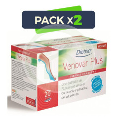 Pack 2x Venovar Plus 20 Ampolas Dietisa