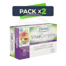Pack 2x Vitae Complex 48 Comprimidos Dietisa