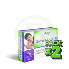 Pack 2x Somnio Flash 60 Comprimidos Dietisa