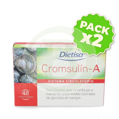 Pack 2x Cromsulina-A 48 Comprimidos Dietisa