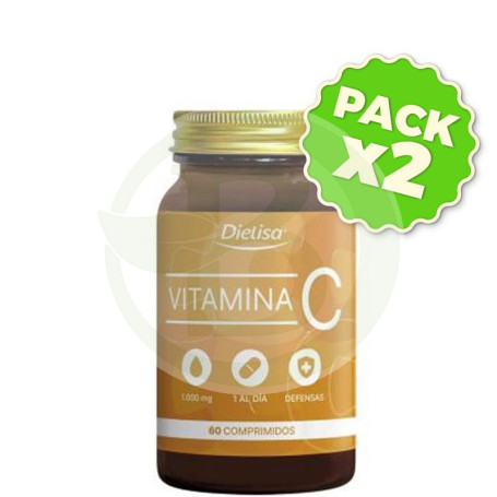 Pack 2x Dietisa Vitamina C 60 Comprimidos Dietisa
