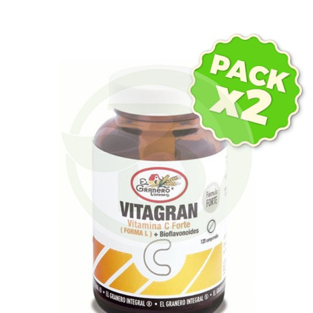Pack 2x Vitagran Vitamina C Forte El Granero