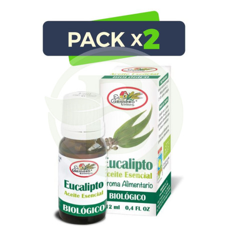 Pack 2x Aceite Esencial de Eucalipto Bio 12Ml. El Granero