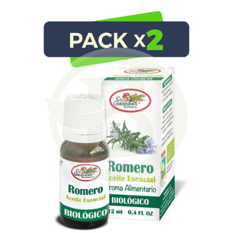 Pack 2x Aceite Esencial de Romero BIO 12Ml. El Granero