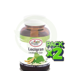 Pack 2x Lecigran (Lecitina de Soja) 360 Perlas El Granero