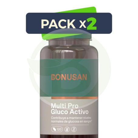 Pack 2x Multi Pro Gluco Activo 120 Tabletas Bonusan